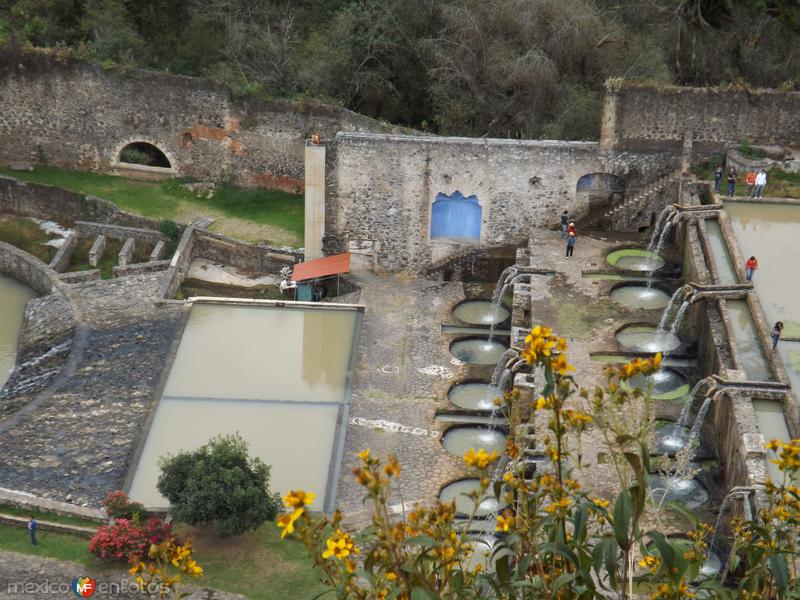 Fotos de Santa María Regla, Hidalgo: Fuentes en la ex-hacienda de Santa María Regla. Noviembre/2012