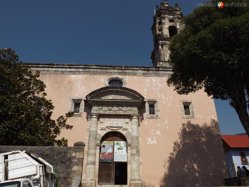 Fotos de El Chico, Hidalgo: Portada de la parroquia de Mineral del Chico, Hgo. Mayo/2013