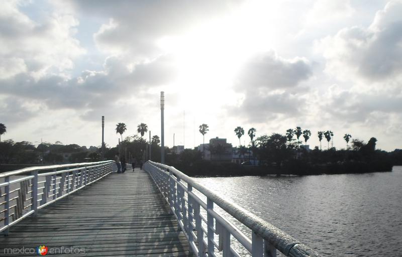 Fotos de Tampico, Tamaulipas: atardecer en el puente