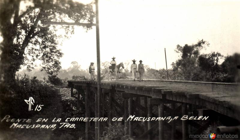 Fotos de Macuspana, Tabasco: Puente en la carretera Macuspana - Belén