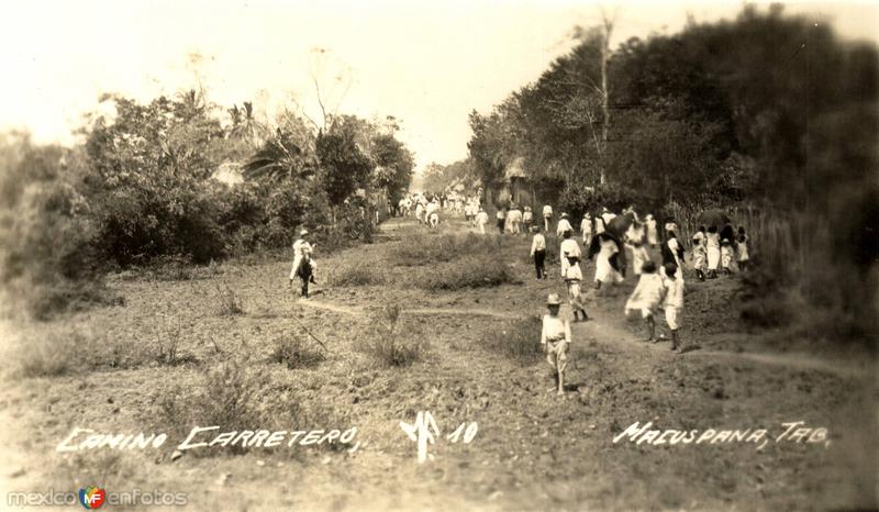 Fotos de Macuspana, Tabasco: Camino carretero