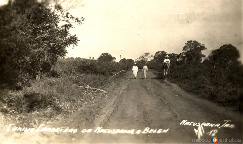 Fotos de Macuspana, Tabasco: Camino carretero de Macuspana a Belén