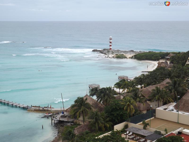 Fotos de Cancún, Quintana Roo: El faro de Punta Cancún. Noviembre/2013