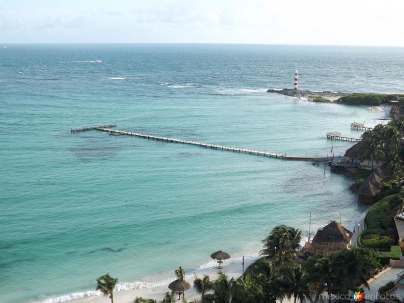 Fotos de Cancún, Quintana Roo: El faro de Punta Cancún. Noviembre/2013