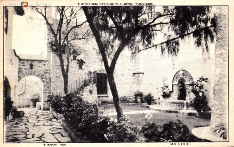 Fotos de Zimapán, Hidalgo: Patio del Hotel Fundición