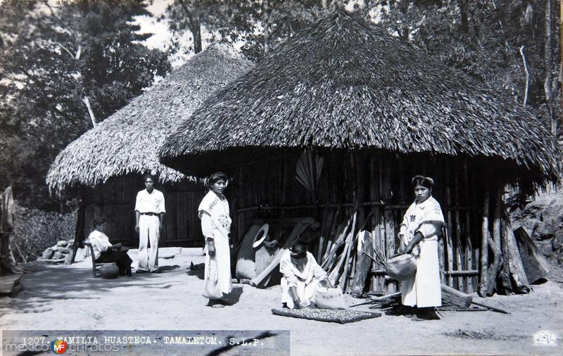 Fotos de Tamaletom, San Luis Potosí: Familia huasteca