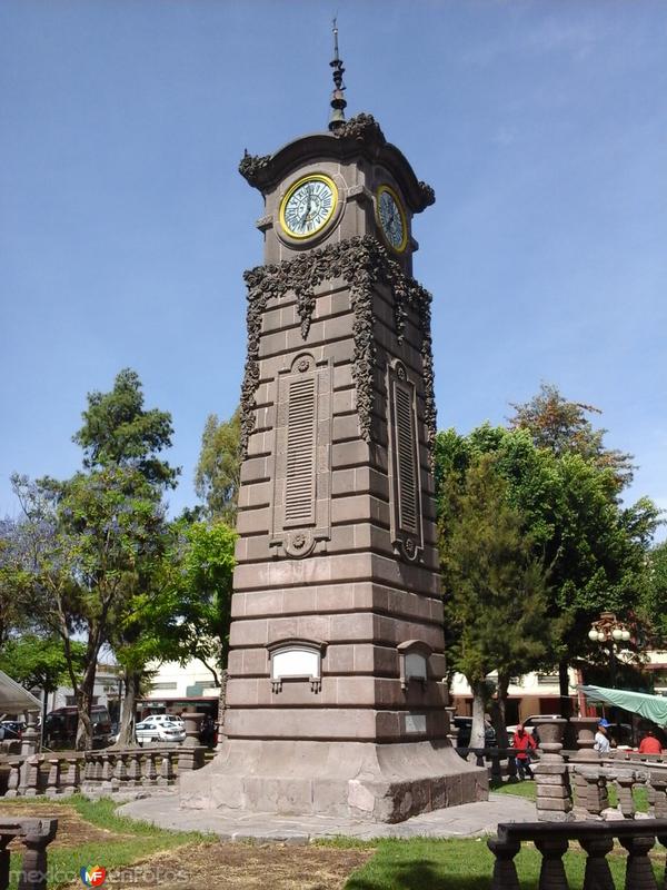 Fotos de San Luis Potosí, San Luis Potosí: Reloj del Jardin Colon.