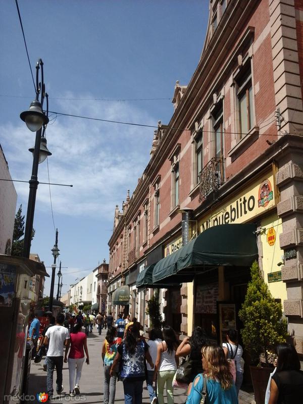 Fotos de San Luis Potosi, San Luis Potosi: Calles Hidalgo, Zaragoza y calzada de Guadalupe.