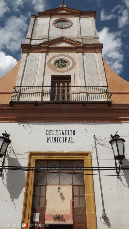 Fotos de Mineral De Pozos, Guanajuato: Edificio de la Delegación Municipal en Pozos. Abril/2014