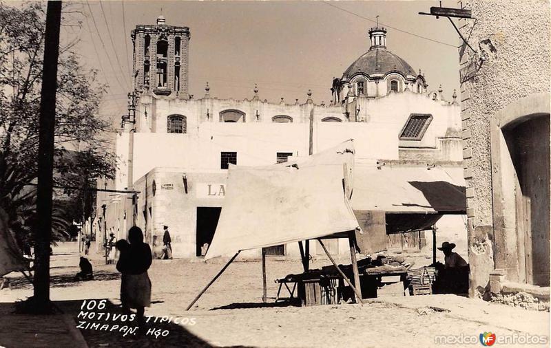 Fotos de Zimapán, Hidalgo: Motivos Tipicos acia 1945