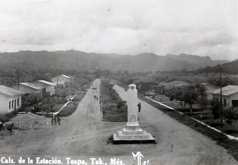 Fotos de Teapa, Tabasco: CALZADA DE LA ESTACION