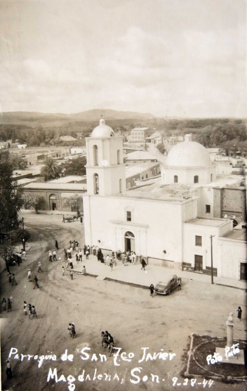 Fotos de Magdalena De Kino, Sonora: PARROQUIA DE FRANCISCO JAVIER---- 28 DE SEP-1944