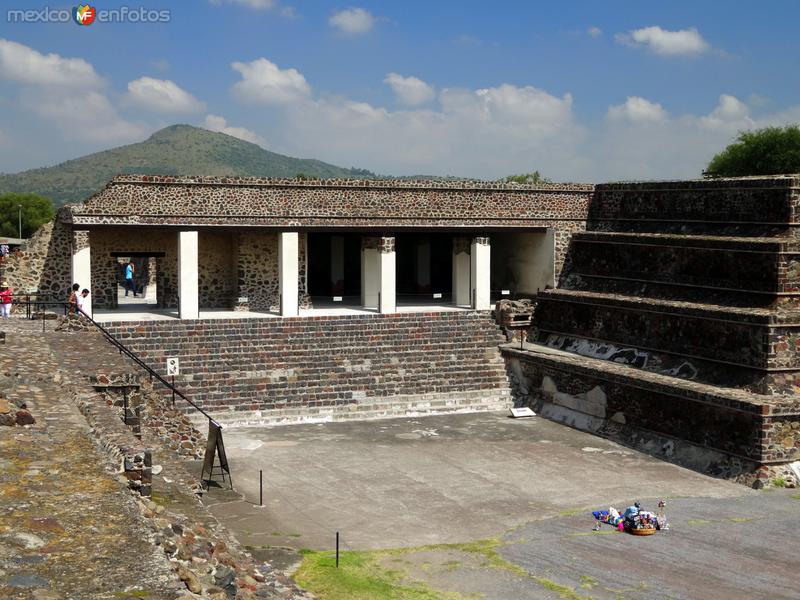 Fotos de Teotihuacán, México: Palacio de Quetzalpapálotl