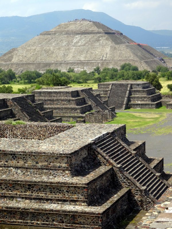 Fotos de Teotihuacán, México: Pirámide del Sol