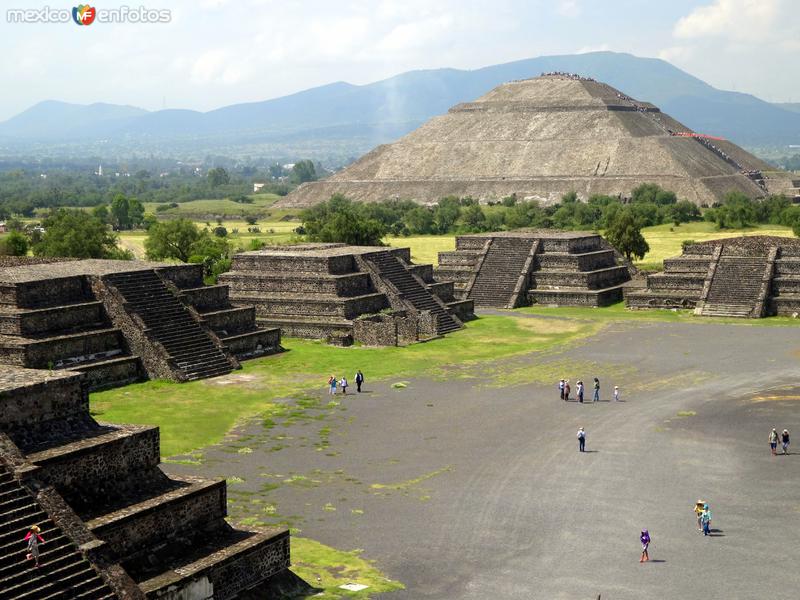 Fotos de Teotihuacán, México: Plaza de la Luna