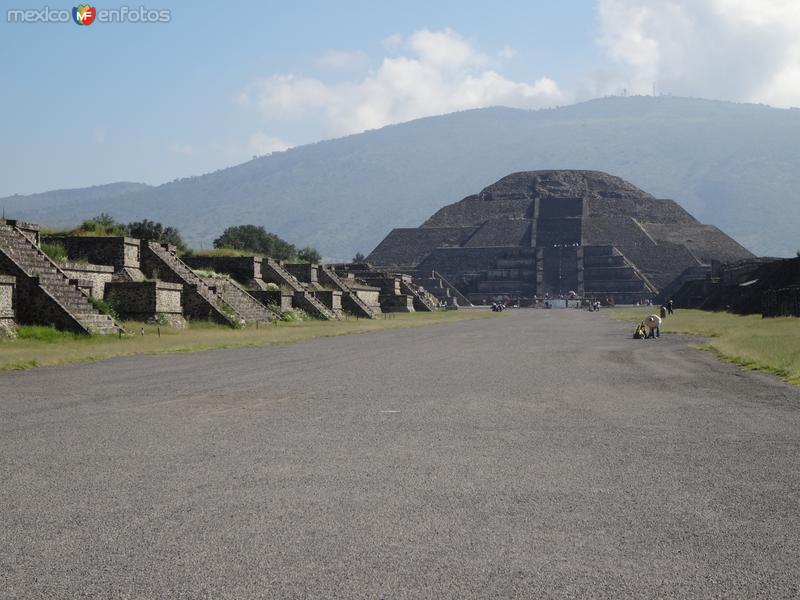 Fotos de Teotihuacán, México: Prámide de la Luna