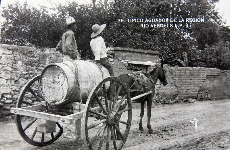 Fotos de Rioverde, San Luis Potosí: TIPICO AGUADOR DE LA REGION