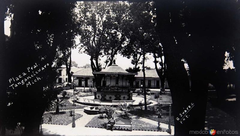 Fotos de Tangancícuaro, Michoacán: PLAZA PRINCIPAL