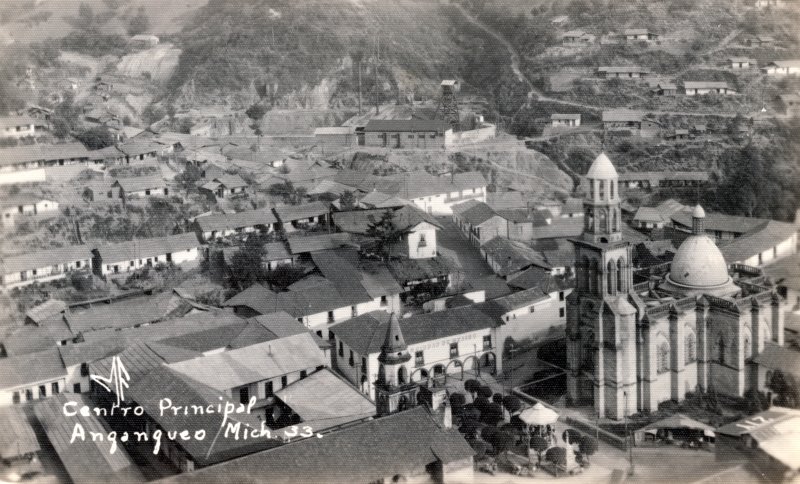 Fotos de Angangueo, Michoacán: Vista del Centro Histórico