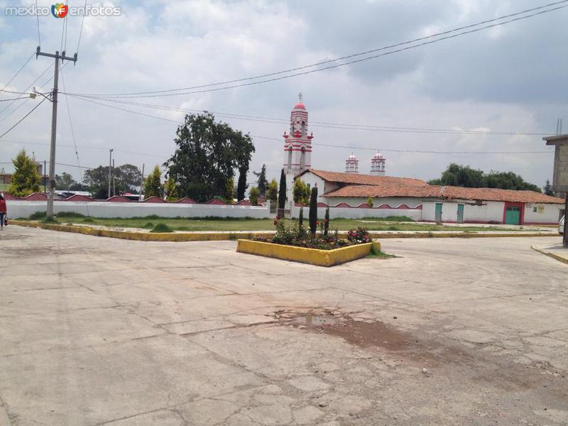 Fotos de San Andrés Del Pedregal, México: Foto panorámica del Centro del Pueblo, Mayo 2014.