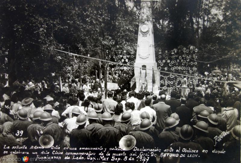 Fotos de Huajuapan De León, Oaxaca: Evento civico conmemorativo Fechada el dia 8 de Septiembre de 1947