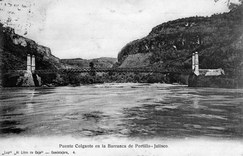 Fotos de Barranca De Portillo, Jalisco: Puente colgante en la Barranca de Portillo