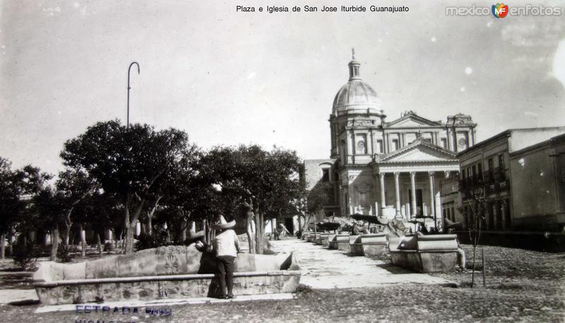 Fotos de San José Iturbide, Guanajuato: Plaza e Iglesia de San Jose Iturbide Guanajuato