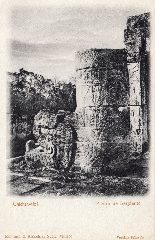 Fotos de Chichén Itzá, Yucatán: Piedra de Quetzalcóatl