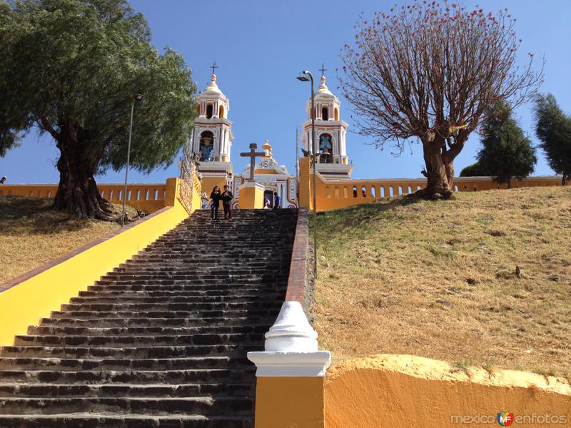 Fotos de Cholula, Puebla: Santuario de Nuestra Señora de los Remedios. Enero/2017