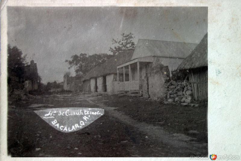 Fotos de Bacalar, Quintana Roo: Calle cuarta de Cuahutemoc.