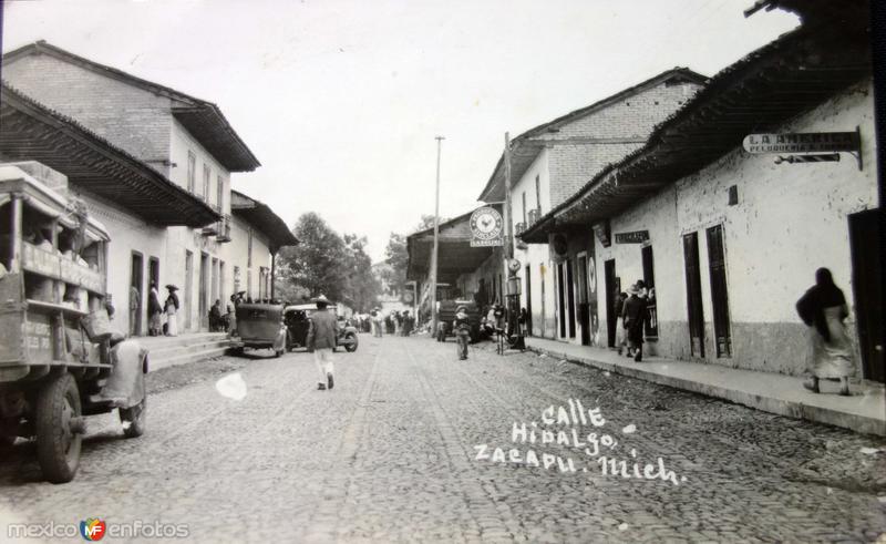 Fotos de Zacapú, Michoacán: Calle Hidalgo.