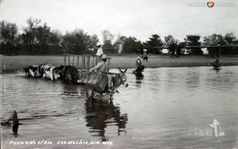 Fotos de Los Mochis, Sinaloa: Pasando el rio.