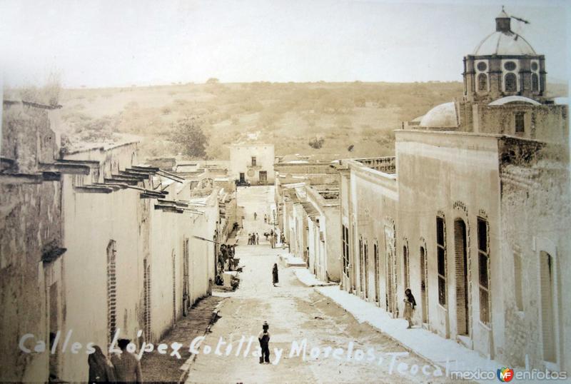 Fotos de Teocaltiche, Jalisco: Calle de Lopez Cotilla y Morelos.