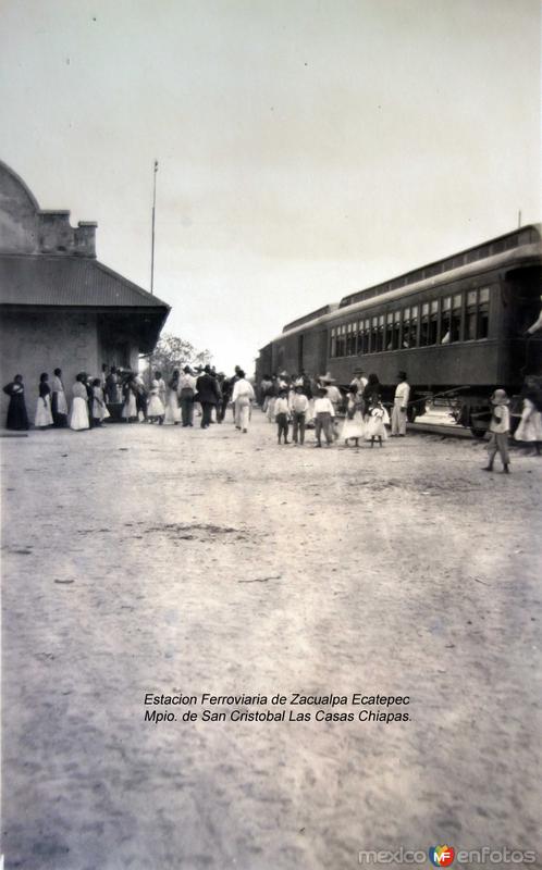 Fotos de San Cristóbal De Las Casas, Chiapas: Estacion Ferroviaria de Zacualpa Ecatepec Mpio. de San Cristobal Las Casas Chiapas.