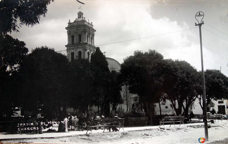 Fotos de Charcas, San Luis Potosí: Jardin 5 de Mayo.