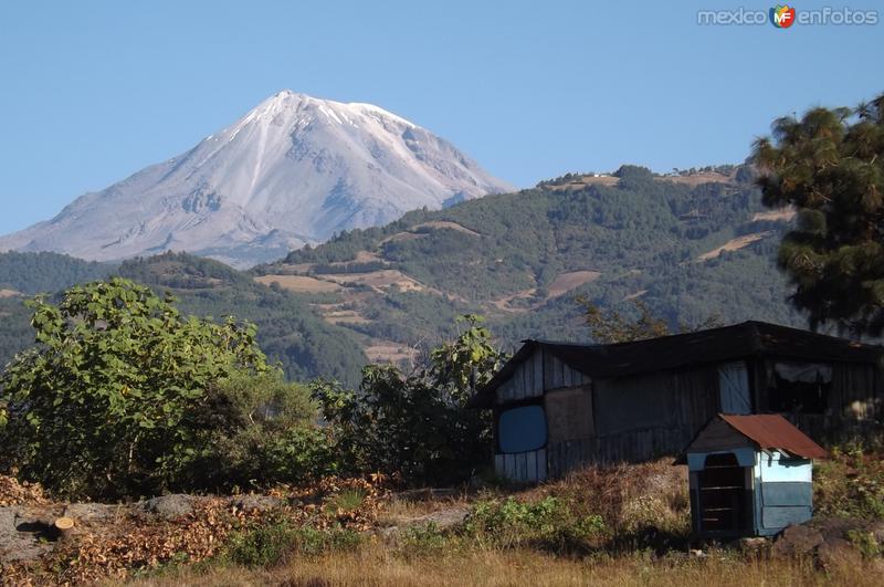 Fotos de Maltrata, Veracruz: El volcán Pico de Orizaba desde Maltrata, Veracruz. Diciembre/2017