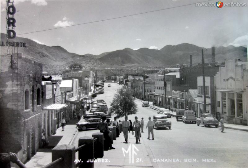 Fotos de Cananea, Sonora: Avenida Juarez.
