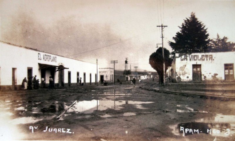 Fotos de Apan, Hidalgo: Avenida Juarez.