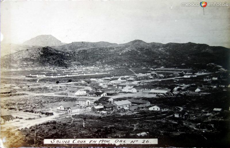 Fotos de Salina Cruz, Oaxaca: Panorama ( 1904 ).