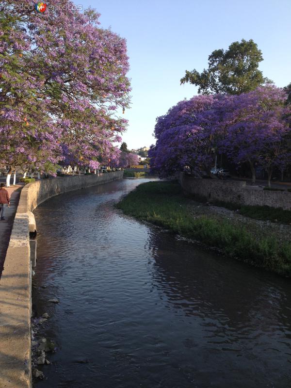 Fotos de Tlaxcala, Tlaxcala: Río Zahuapan a su paso por la capital de Tlaxcala. Abril/2018