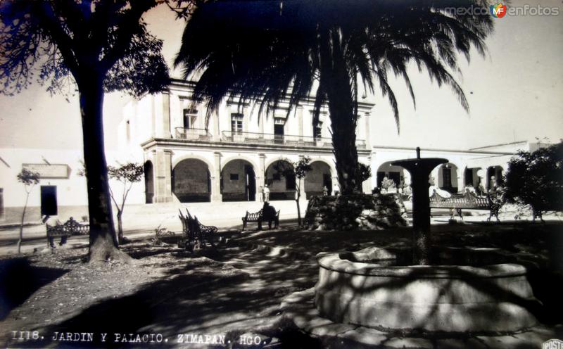 Fotos de Zimapán, Hidalgo: Jardin y palacio.