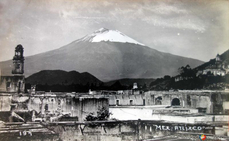 Fotos de Atlixco, Puebla: Volcan Popocatepetl.