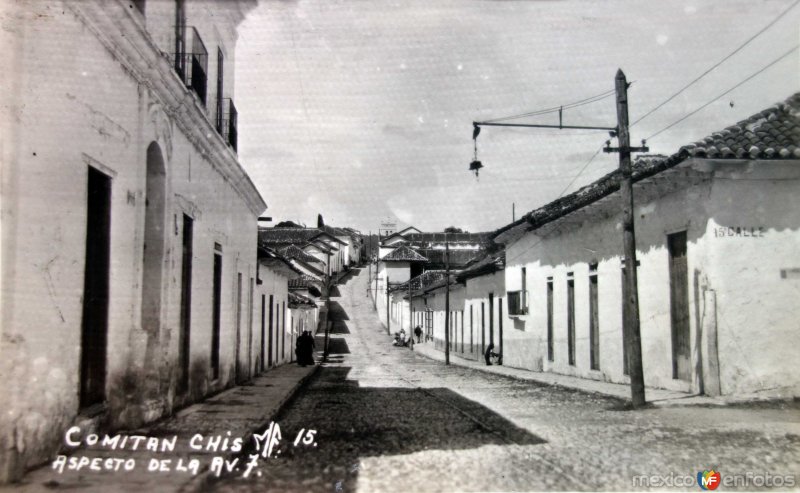 Fotos de Comitán, Chiapas: Aspecto de la Avenida 7 .