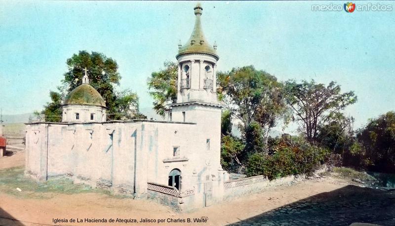 Fotos de Atequiza, Jalisco: Iglesia de La Hacienda de Atequiza, Jalisco por el fotografo Charles B. Waite