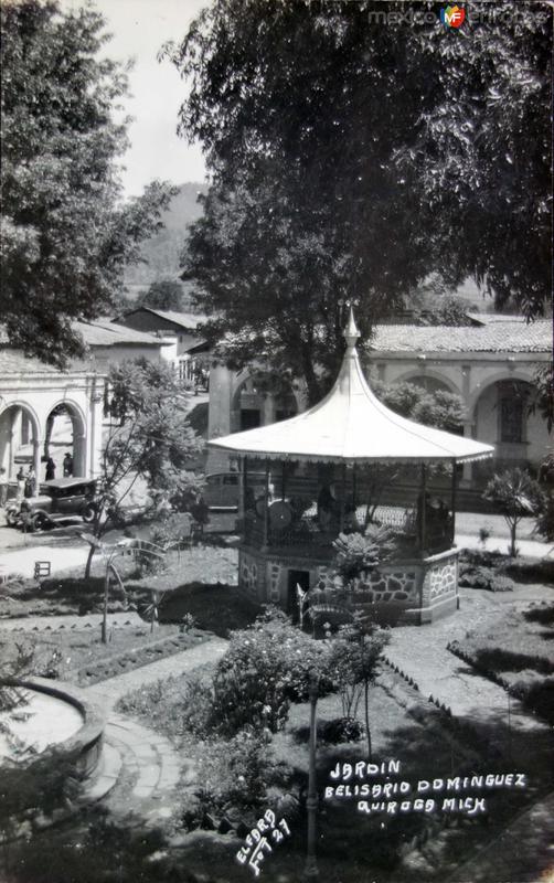 Fotos de Quiroga, Michoacán: Jardin Belisario Dominguez.