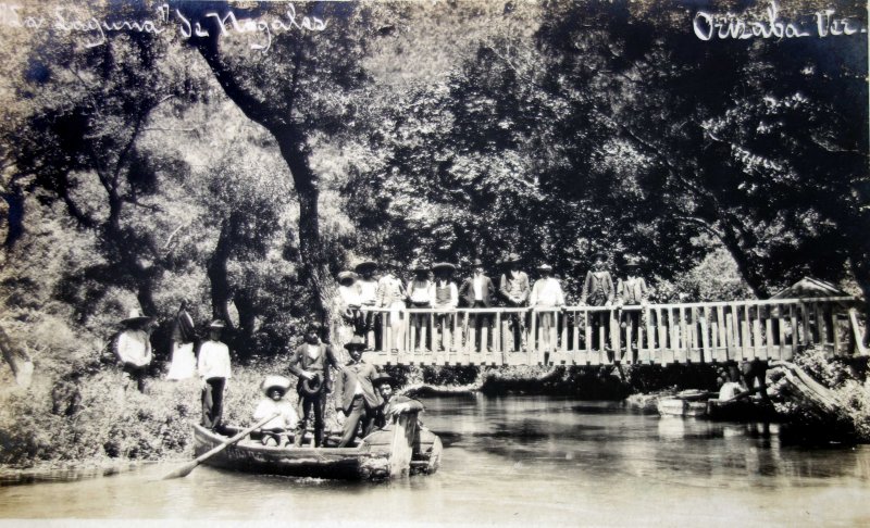 Fotos de Nogales, Veracruz: La Laguna ( Circulada el 16 de Novienbre de 1906 ).