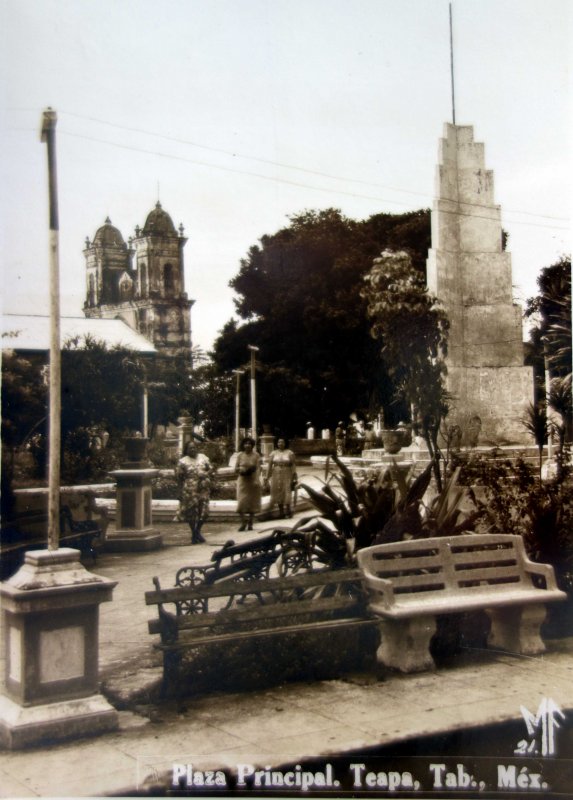 Fotos de Teapa, Tabasco: Plaza principal.