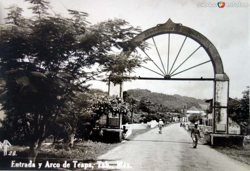 Fotos de Teapa, Tabasco: Entrada y Arco.