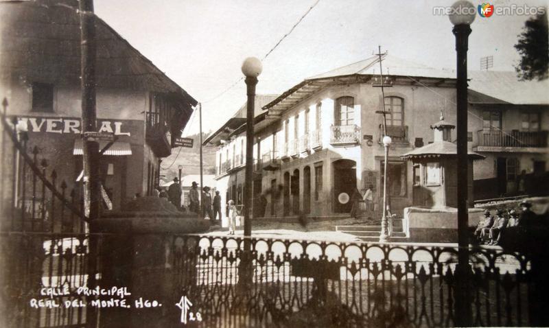 Fotos de Mineral Del Monte, Hidalgo: Calle principal.