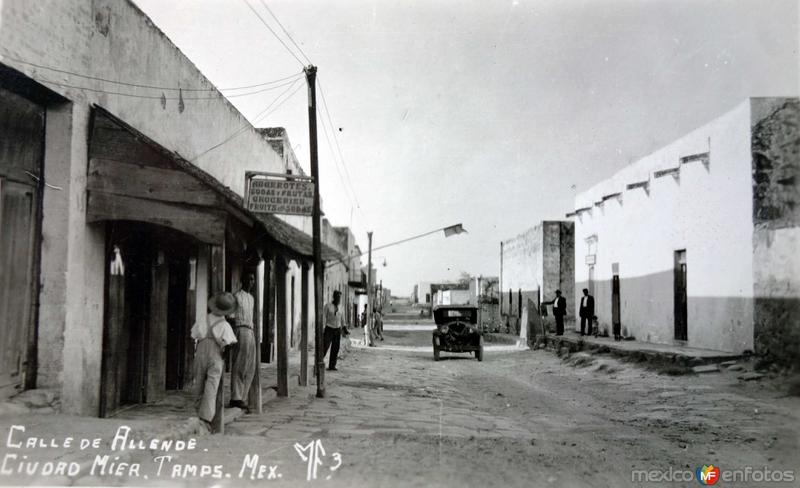 Fotos de Ciudad Mier, Tamaulipas: Calle de Allende.